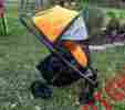0027-alex Vista Uppababy Nice Orange Single Seat Stroller Excellent Condition