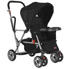 00877 Stroller Tandem Caboose Too Joovy - Black Model Stand- Ultralight