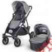 0101-pas Pascal Carbon Uppababy Grey Stroller Vista