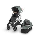 0318-vis-us-emt Uppababy Green Melange Child Stroller Xlarge Easy Access 817609017281