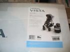 0318-vis-us-grg Uppababy New Vista Stroller Bassinet Gregory Blue Melange