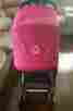 0415701969189 Cameleon Bugaboo Dark Grey Pink Travel System Single Seat Stroller