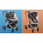 0799078075231 Babyroues Letour Avant Stroller Black Frame Blue Fabric