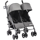 0849285080891 Joovy Twin Groove Ultralight Double Stroller Umbrella Char