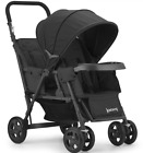 0849285081676 Joovy Caboose Too Graphite Tandem Stroller Black Full