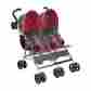 11701-026 Delta Children City Street Lx Side By Stroller Grey New 080213021504