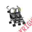 192376rw Umbrella Twin Stroller Delta Tandem Limegreen Lightweight Multi Position Reclining Comfort