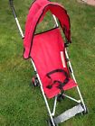 19575772 Babies R Us Lightweight Umbrella Stroller Red With Black Trim