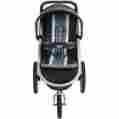 1sec1 Graco Fastaction Fold Click Connect Jogging Stroller Midnight Blue Hand