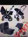 231110nv02 Bugaboo Edition Denim Stroller Blue Carriage And Bee Compact Carry