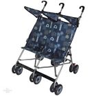 2547 Amoroso Twin Stroller Lightweight Baby Umbrella Wheel Net 827147722547