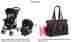 256985 Graco Baby Literider Priscilla Travel System With Bonus Diaper Bag