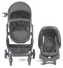 3-in1 Black Urbini Stroller System Travel Infant Toddler Baby Car Seat Pram Omni