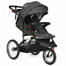 301008 Costway Portable Folding Baby Jogger Jogging Stroller Pushchair Adjustable Handlebar