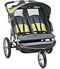 3149 Double Jogger Stroller Front Swivel Wheel Harness Cup 654409703149