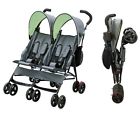 35765 Double Stroller Green Lightweight 618020135765