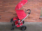 38022201 Bugaboo Frog Red Travel System Single Seat Stroller
