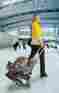 14708650054 40102221 Brica Baby Portable Safe Car Seat Transporter Stroller Infant Roll N Go Carrier Travel