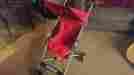 407rd Bebelove Reclining Seat Single Umbrella Stroller Red