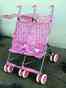 42025 2 Twin Baby Umbrella Pink Stroller Toddler Strollers Double Seater