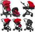 422679 Urbini Baby Stroller 4in1 Travel System Carseat Newborn Buggy Carrier Carriage Bassinet 807467422679