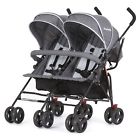 446-gry Dream On Me Volgo Twin Umbrella Stroller Grey 693892469132
