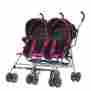 447-dp Dream On Me Twin Stroller Dark Pink 617629819755 447-dp Dream On Me Twin Stroller Dark Pink 617629819755