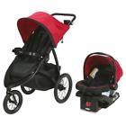4918 Graco New Roadmaster Jogger Travel System With Snugride Lx Zink