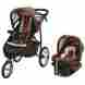 4962867759 Graco Baby Jogger Stroller Fastaction Fold Click Connect Travel System Chili Red 749628677590
