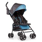 4rdardjqvh General Summer Infant Convenience Stroller In Black Blue Folding Auto