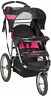 50795 Jogging Stroller Bubble Gum Single Seat Locking Swivel 7031108850795