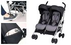 54545 Evenflo Minno Twin Babies Lightweight Double Stroller Durable 4043952806333