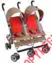 55111xv Wrangler Jeep Sport Green Umbrella Double Seat Stroller