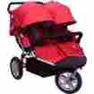 5521020 Tike Tech Baby Infant Swivel Wheels Twin Stroller Carriage Harness Canopy Basket