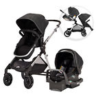 57112255 Evenflo Pivot Xpand Modular Travel System Stallion 032884198108