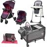 571350495l Evenflo Baby Stroller With Car Seat Playard High 760835438439