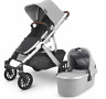 6053473 Uppababy Vista Stroller And Bassinet Stella Grey