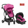 634769104138 Itico Pink Baby Stroller Car Seat Travel System