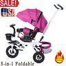 686086419464 Unbranded Foldable Baby Ride On Tricycle Trike Stroller