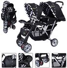 700256573241 Baby Jogger Foldable Twin Double Stroller Kids Travel