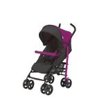 7218 Urbini Baby Stroller Lightweight Canopy Fold Viola Cup 5045068997218