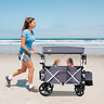 744110985375 Passenger Push Pull Stroller With Adjustable Handle Bar