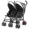 7445023039010 Foldable Twin Baby Double Stroller Ultralight Umbrella Kids