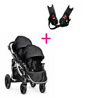 745146132108 Baby Jogger New City Select Double Stroller Onyx With Maxi Cosi Car Seat Adapter