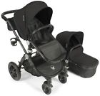 7521 Babyroues Letour Avant Stroller Black Frame Fabric 799078075224 7521 Babyroues Letour Avant Stroller Black Frame Fabric 799078075224