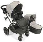 7526 Babyroues Letour Avant Stroller Black Frame Tan Fabric 799078075262