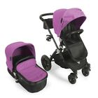 7622 Babyroues Letour Avant Luxe Stroller Black Frame Pink 799078076221