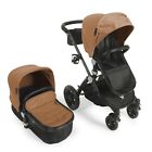 7625 Babyroues Letour Avant Luxe Stroller Black Frame Camel 799078076252 7625 Babyroues Letour Avant Luxe Stroller Black Frame Camel 799078076252