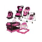 788012327567 Disney New Minnie Mouse Newborn Infant Baby Set Stroller Car Seat Playpen