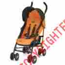 79314 Chicco Echo Stroller Amber Orange Single Push Chair Boy Girl Up To 40 Lb New Nib